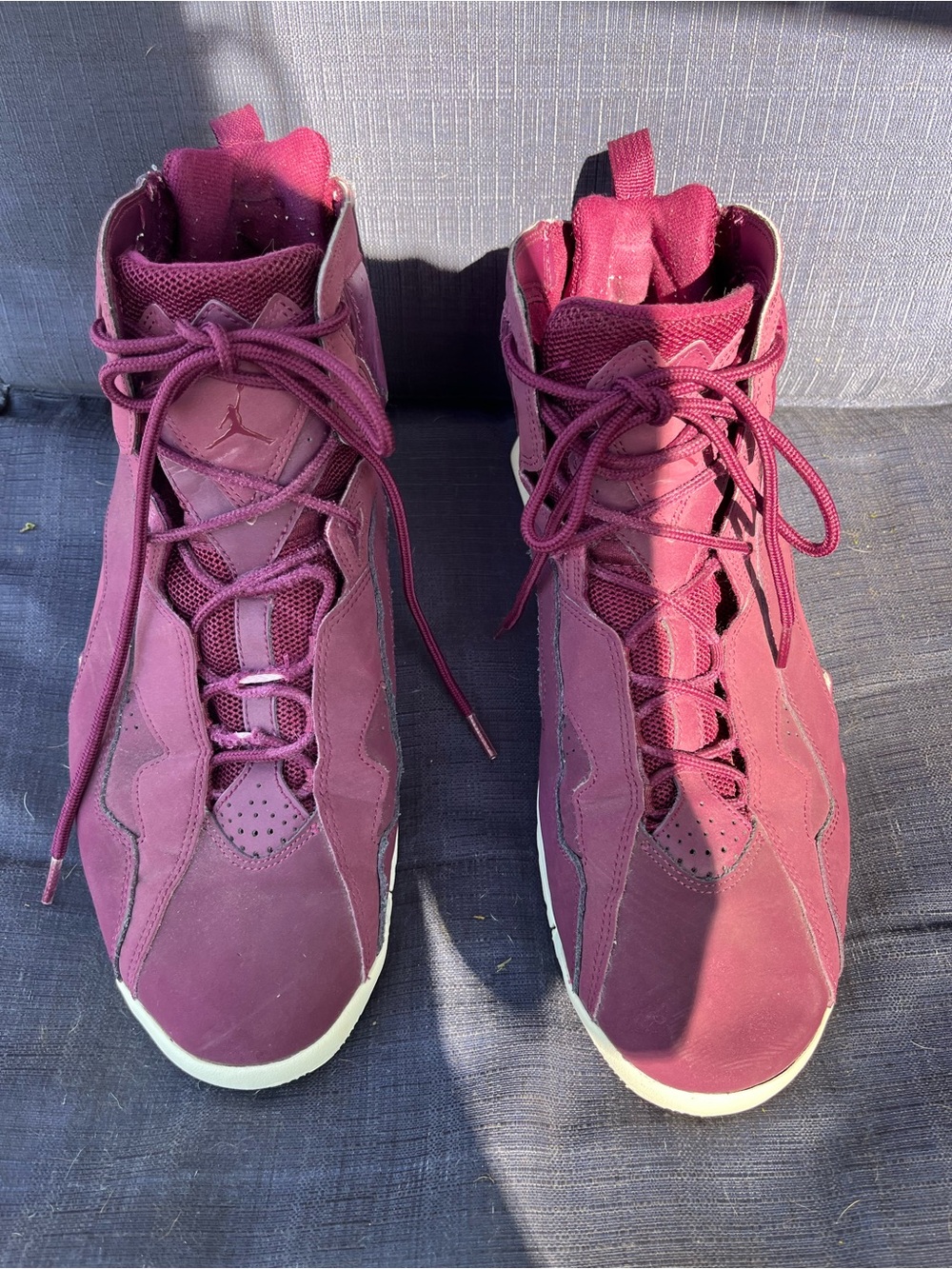 Jordan Men’s Maroon High-Top Athletic Sneakers